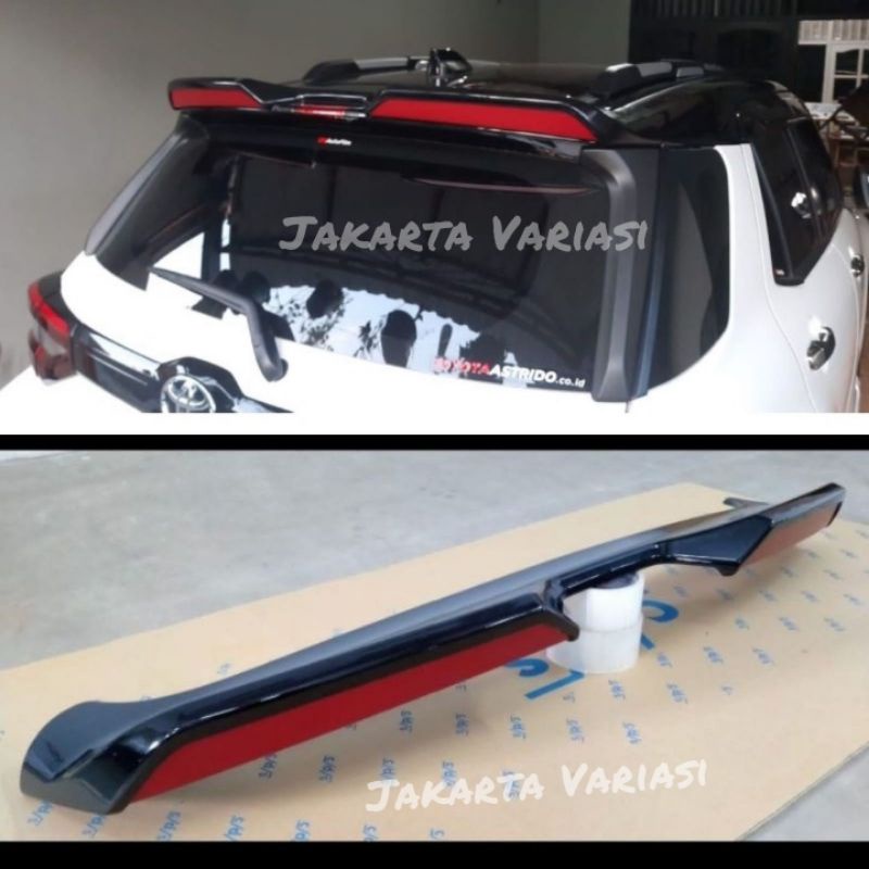 Jual Spoiler rear toyota raize daihatsu rocky 2021 premium lis merah ...