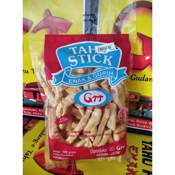 Jual Stik Tahu Kediri Gtt 100 Gr Shopee Indonesia