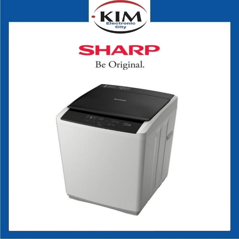 Jual Mesin Cuci SHARP ES-G876P Top Load 7,5 KG mesin cuci 1 tabung ...