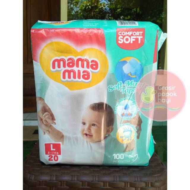 Jual Mamamia M20 Tape Comfort Soft [Popok Perekat]