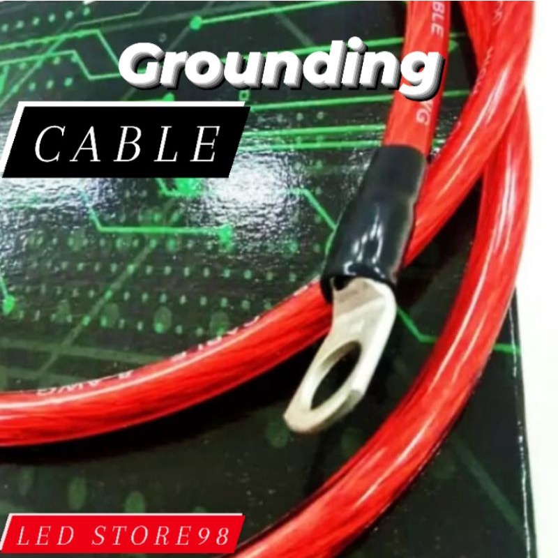 Jual KABEL 8 AWG PLUS SKUN KABEL MASA GROUNDING | Shopee Indonesia