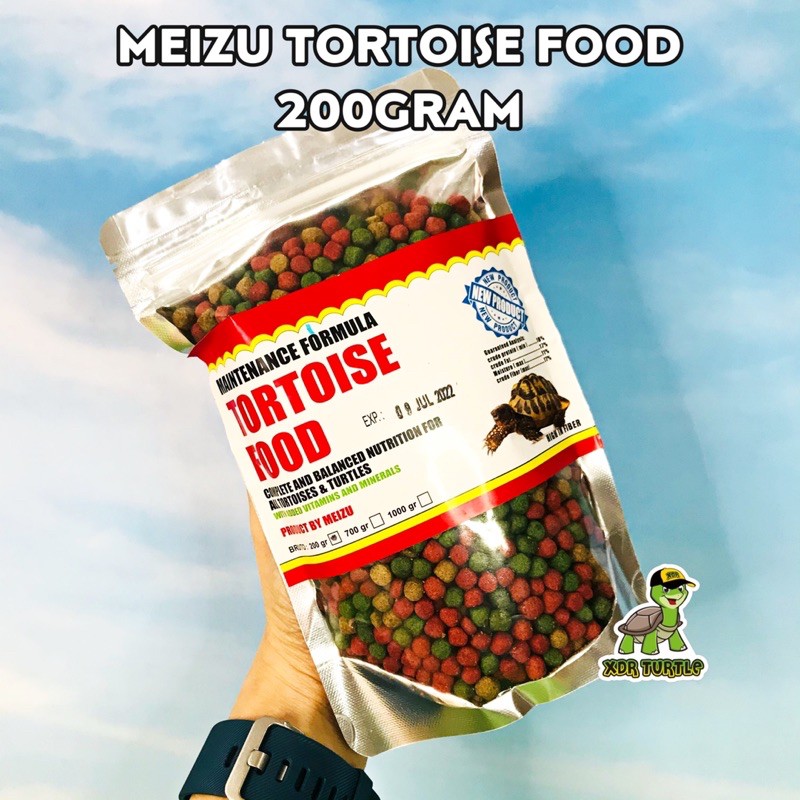 Jual MEIZU 200GR PELET TORTO MAKANAN KURA DARAT SULCATA PARDALIS ISTAR ...