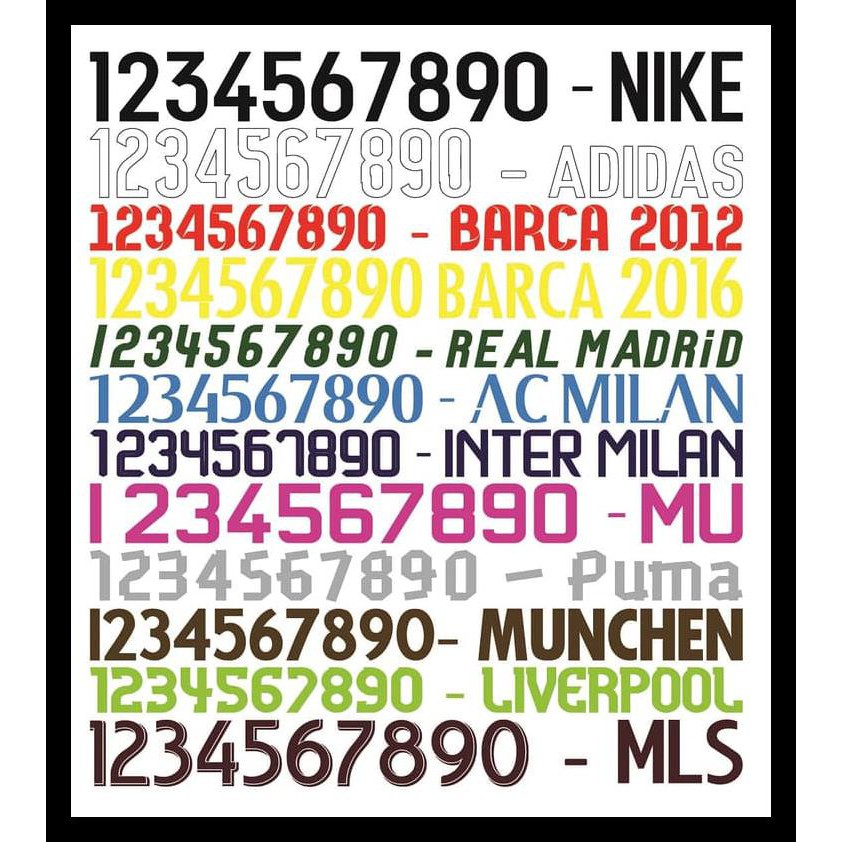 Font nomor 2025 punggung adidas 2015