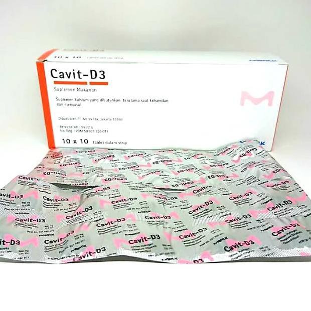 Jual dM6Code CAVIT D3,vitamin bumil/STRIP O6C4 (new Model) | Shopee ...
