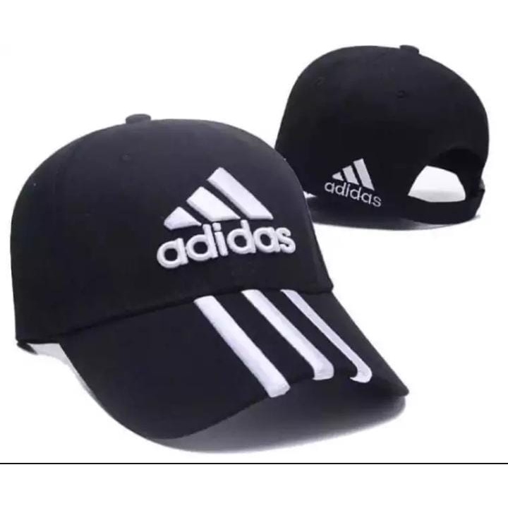 Topi adidas garis on sale 3