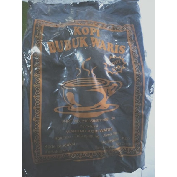 Jual kopi hijau bubuk waris Tulungagung 500g | Shopee Indonesia