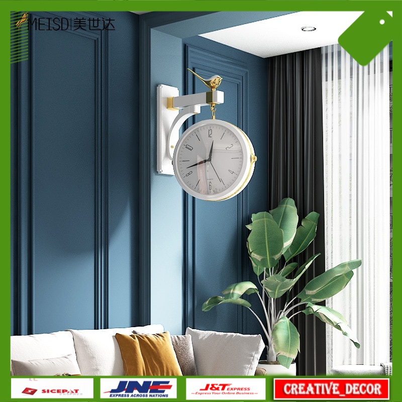 Jual Jam Dinding Aesthetic Dekorasi Dinding Hanging 3D Rotating Wall