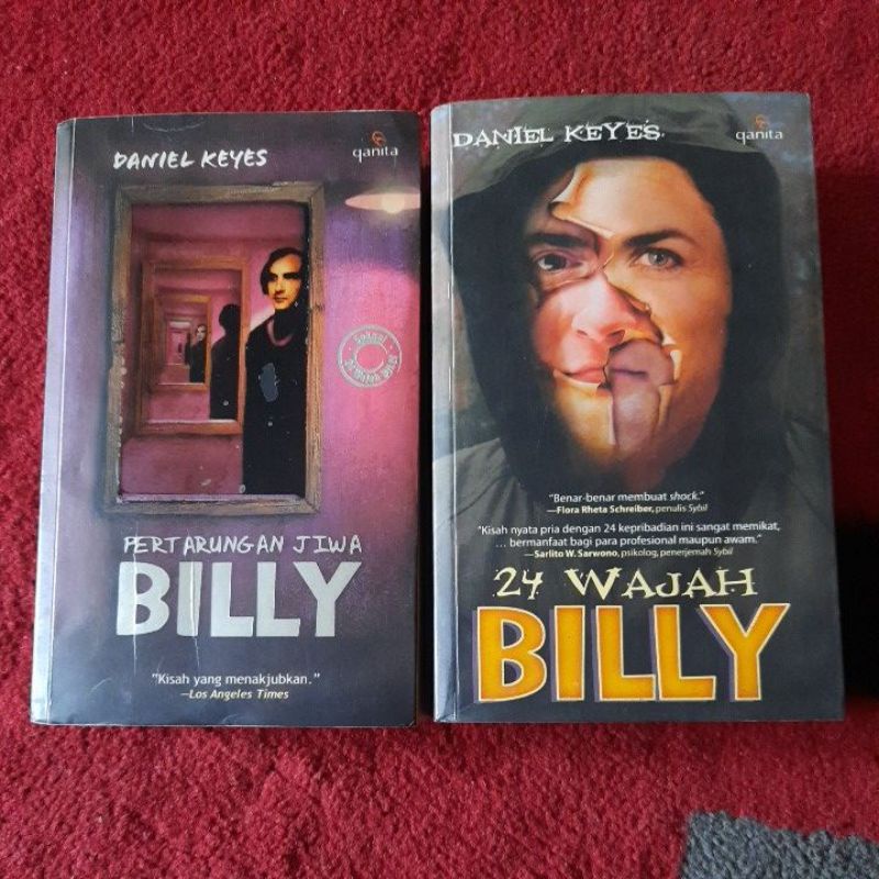 Jual Novel 24 Wajah billy, Pertarungan jiwa billy by Daniel keyes
