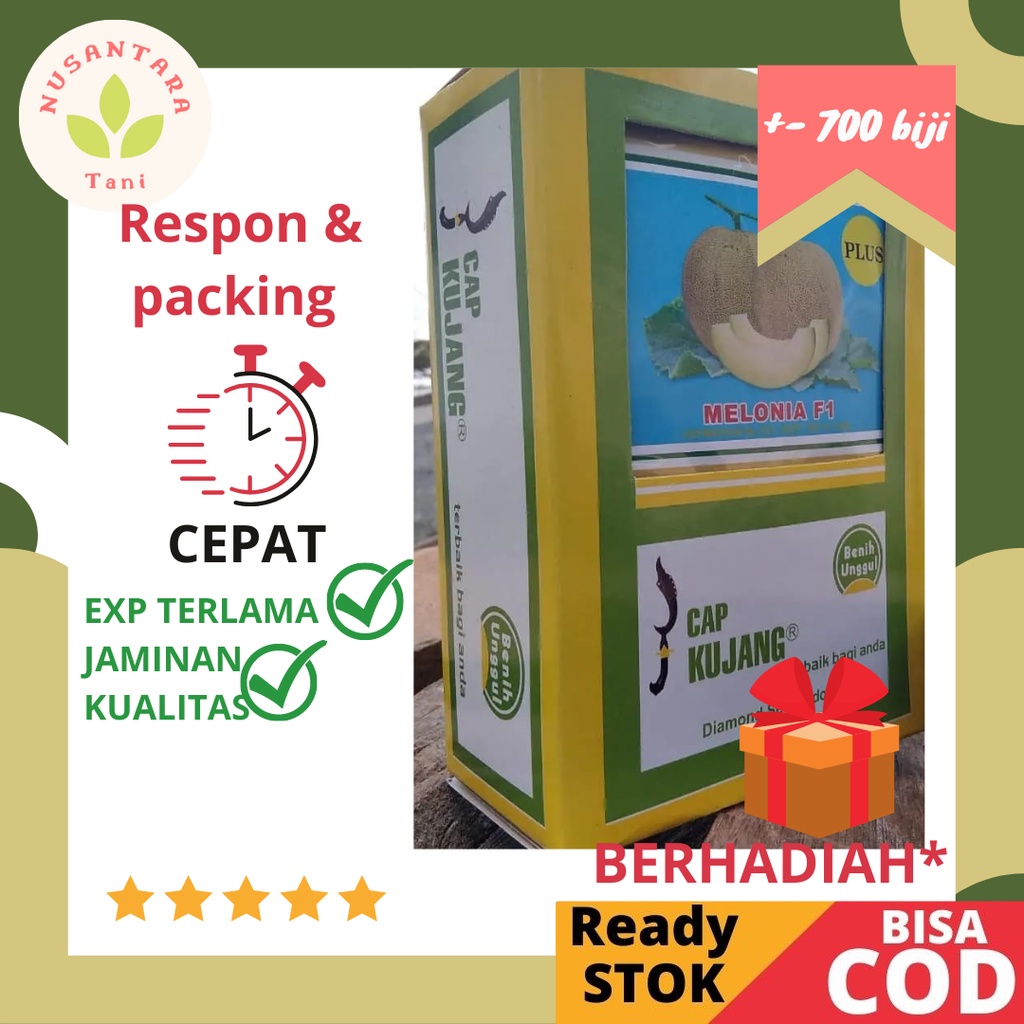 Jual CAP KUJANG BENIH MELON MELONIA PLUS F1 700 BIJI Shopee Indonesia