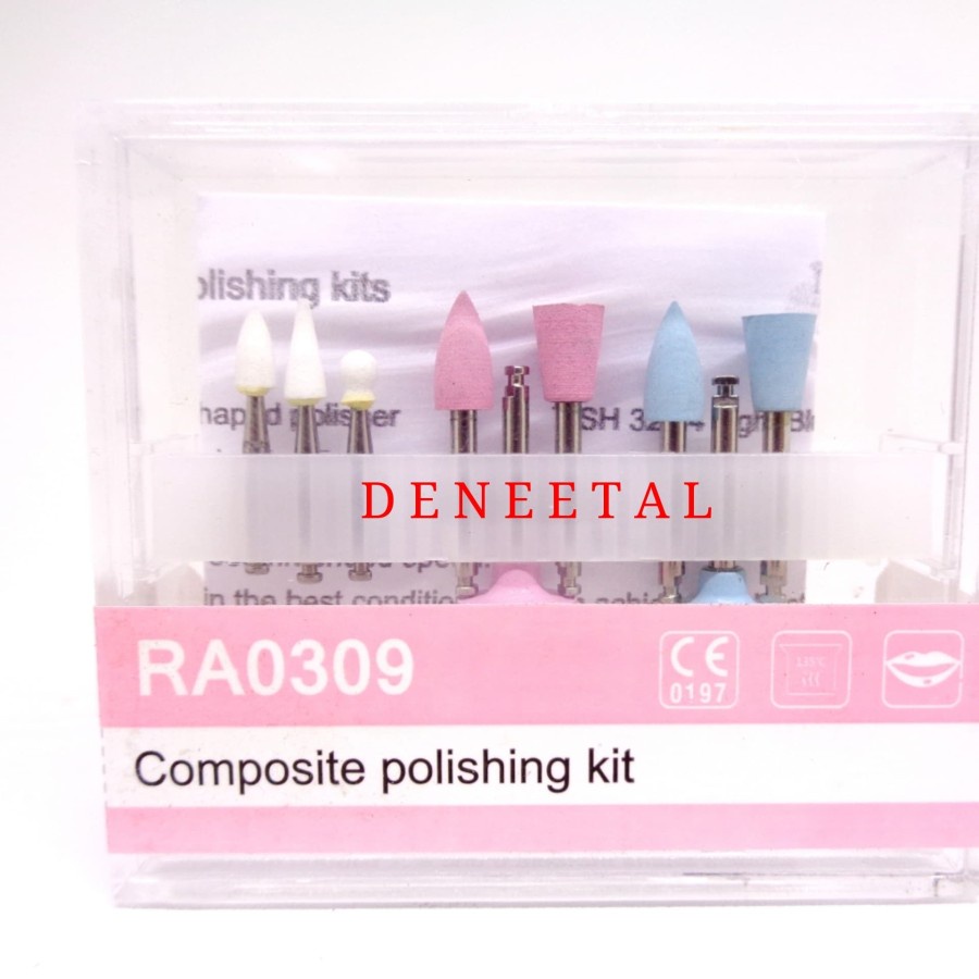 Jual POLISHING COMPOSITE KIT Burs Lowspeed / Paket Pulas Komposit isi