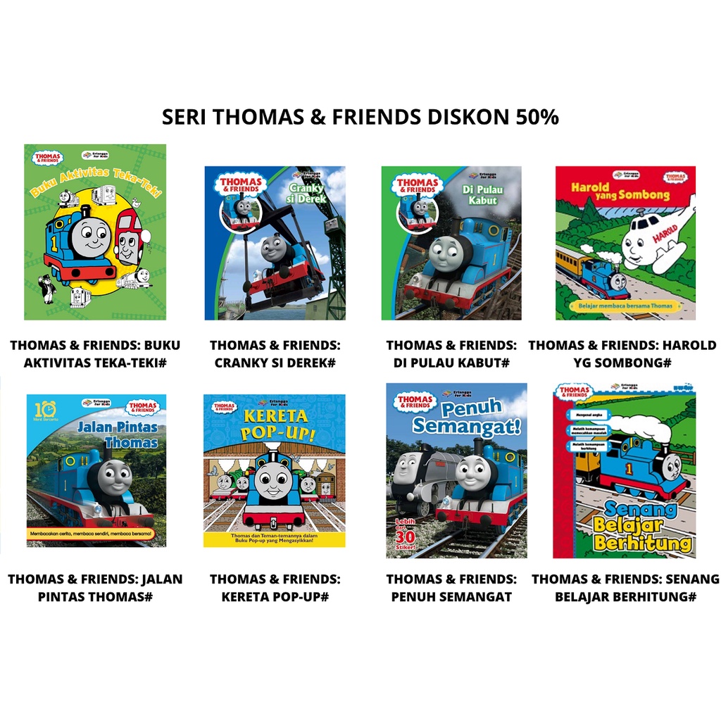 Jual SERI THOMAS & FRIENDS DISKON 50% B | Shopee Indonesia