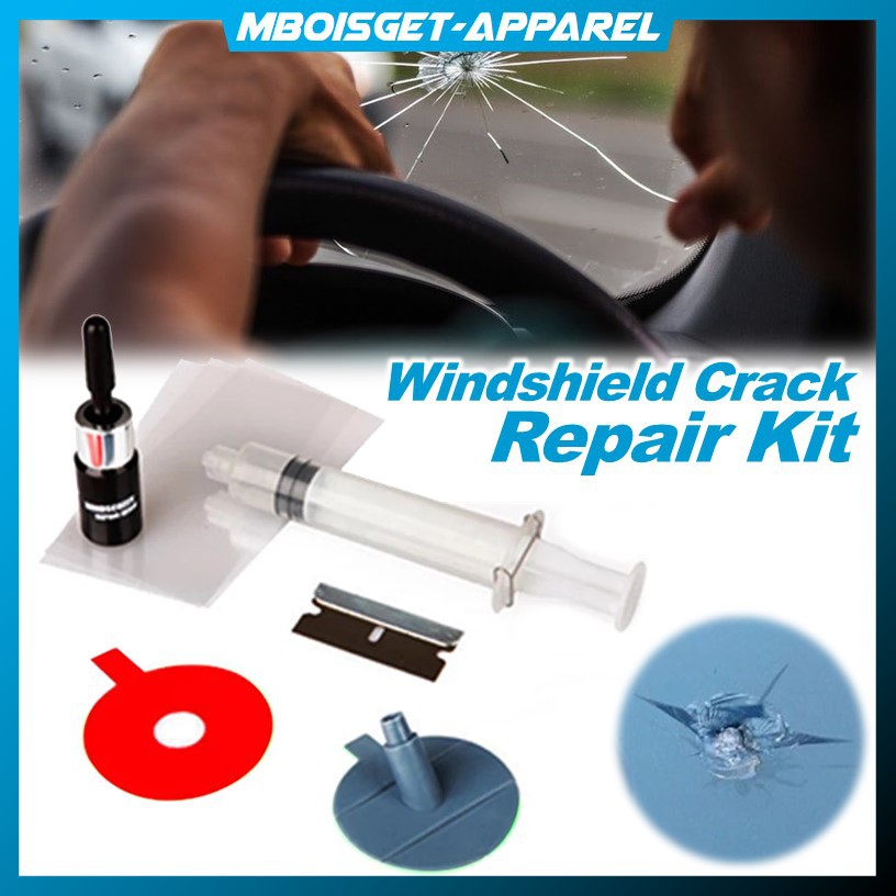 Jual MBOISGET Alat Reparasi Kaca Mobil Retak Windshield Repair Kit
