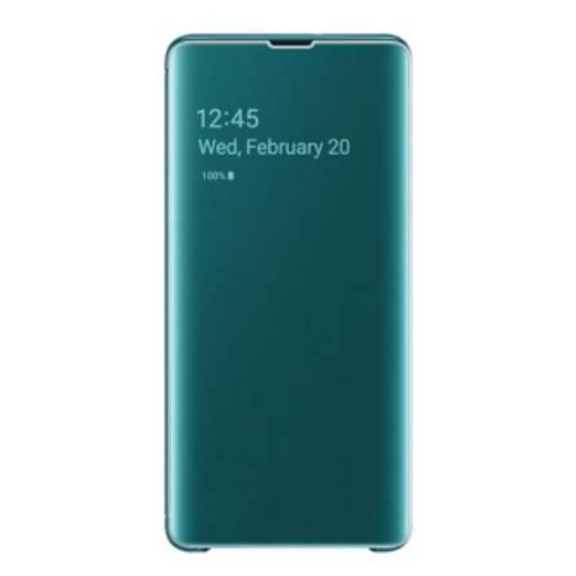 Jual Samsung S10 Plus S10+ Clear View Cover Flip Case Casing Lipat