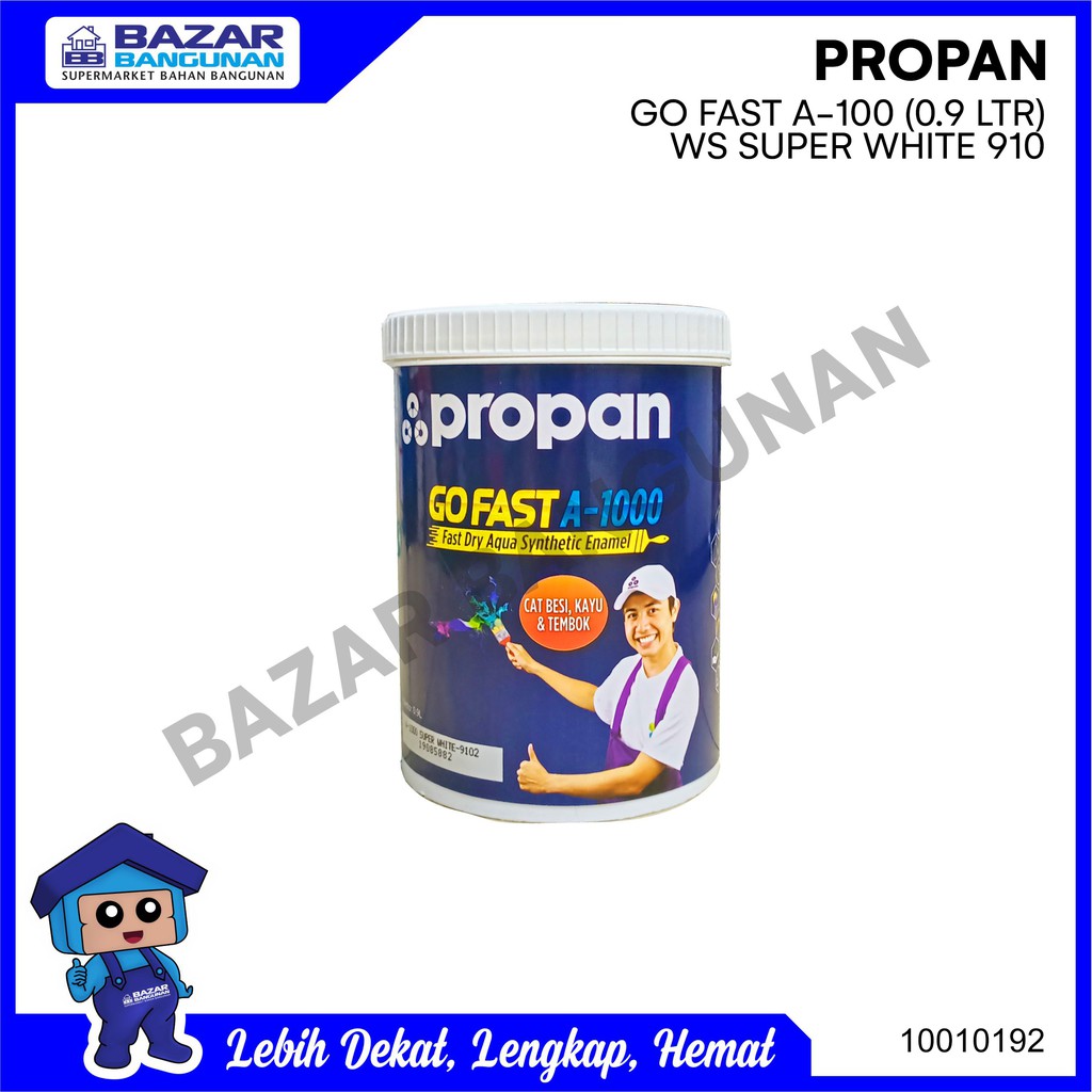 Jual Propan Cat Minyak Kayu Besi Go Fast A 1000 A1000 Super White Putih Shopee Indonesia 8729