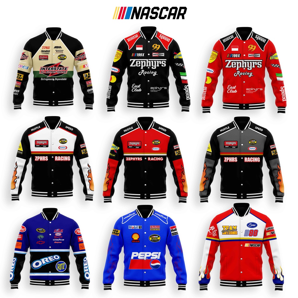 Jual VARSITY JACKET RACING DRYZONE ZEPHYRS INTERSTATE SERIES | Shopee ...
