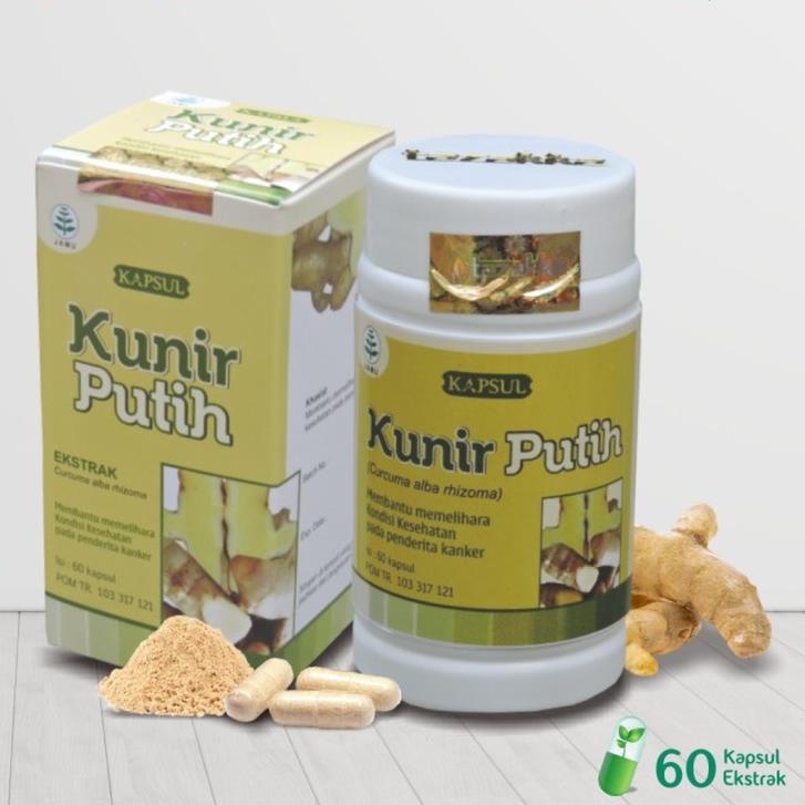 Jual Kunir Putih Ekstrak Herbal Tazakka Original Halal Bpom Isi 60 Kapsul Suplemen Kesehatan 0625