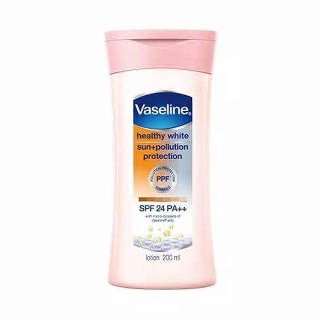 Jual Vaseline Healthy White Sun Pollution Protection Spf 24 Pa 100ml 200ml Kemasan Baru