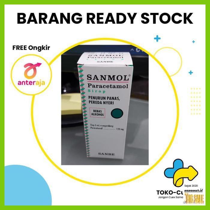 Jual Kepalademam Sanmol Paracetamol Syrup Ml Kesehatan Shopee Indonesia