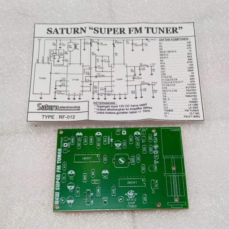 Jual PCB Tuner FM Stereo Shopee Indonesia