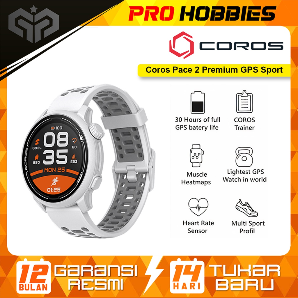 Jual Coros Pace 2 Premium GPS Sport Watch ORI Shopee Indonesia