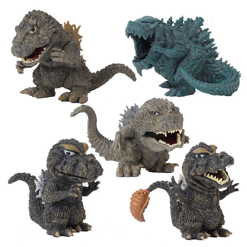 Jual Figure Chibi Godzilla Baby Monster KAIJU 5 PCS | Shopee Indonesia