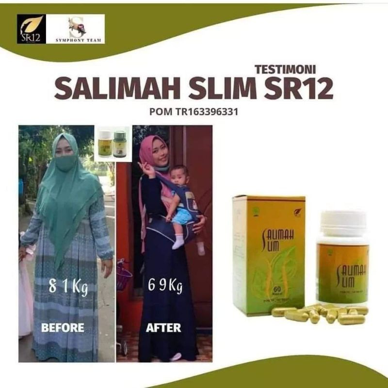 Jual Ampuh Salimah Slim Sr12 Obat Diet Pelangsing Penurun Berat