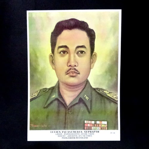 Jual Poster Letnan Jenderal TNI Anumerta R. Suprapto | Shopee Indonesia