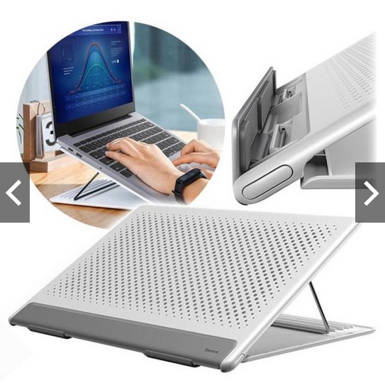Jual Stand Baseus mesh let's go Portable Stand Laptop macbook notebook ...