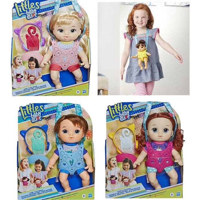 Jual Baby Alive Littles Carry 'n Go Squad Little Nadia Little Chloe ...