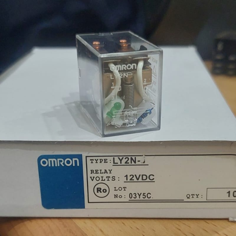 Jual LY2N 12VDC RELAY OMRON / LY-2N 12V / LY2 12 VDC / 24VDC 24V DC ...