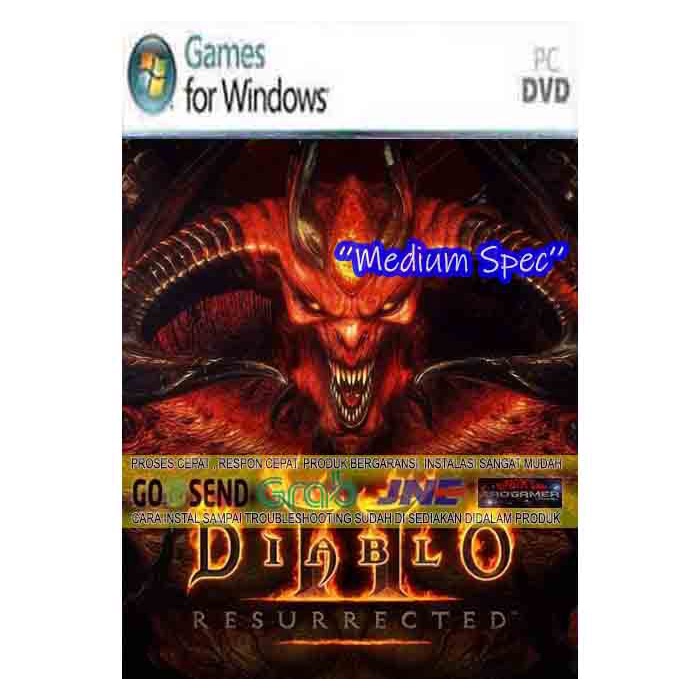 Jual DIABLO II RESURRECTED CD DVD PC GAME GAME PC LAPTOP