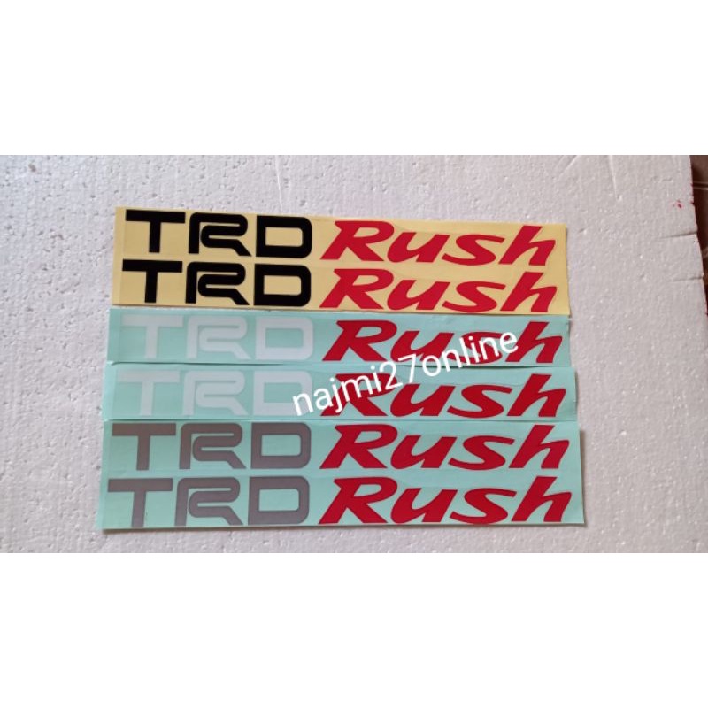Memilih dan Membeli Stiker Tulisan Rush Bumper Depan Secara Online: Panduan Lengkap dari Pemilihan hingga Pemasangan