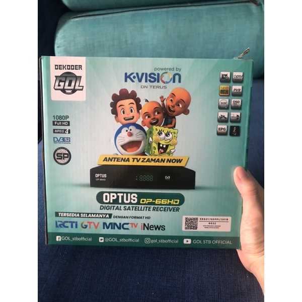 Jual K-vision Optus OP-66 New HD / antena tv zaman now/ k-vision gol ...