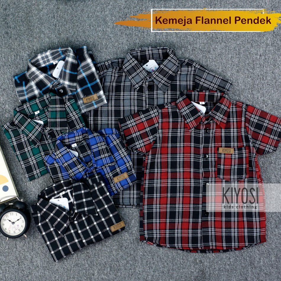 Jual Kemeja Flanel Anak Premium Kemeja Anak Best Seller 0-6 Tahun ...