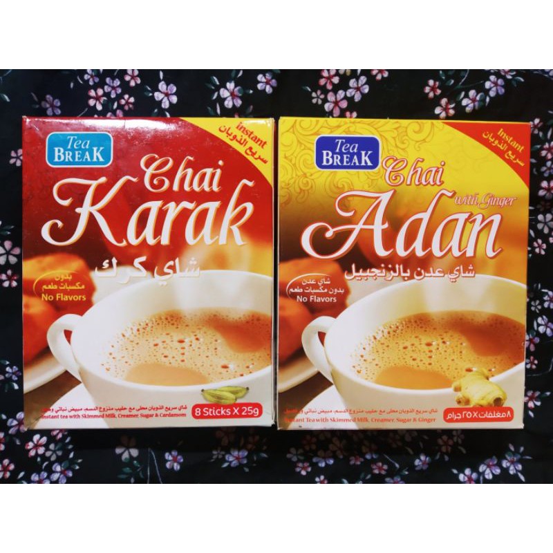 Jual Tea Break Chai Karak dan Chai Adan instant Ori Mesir | Shopee ...