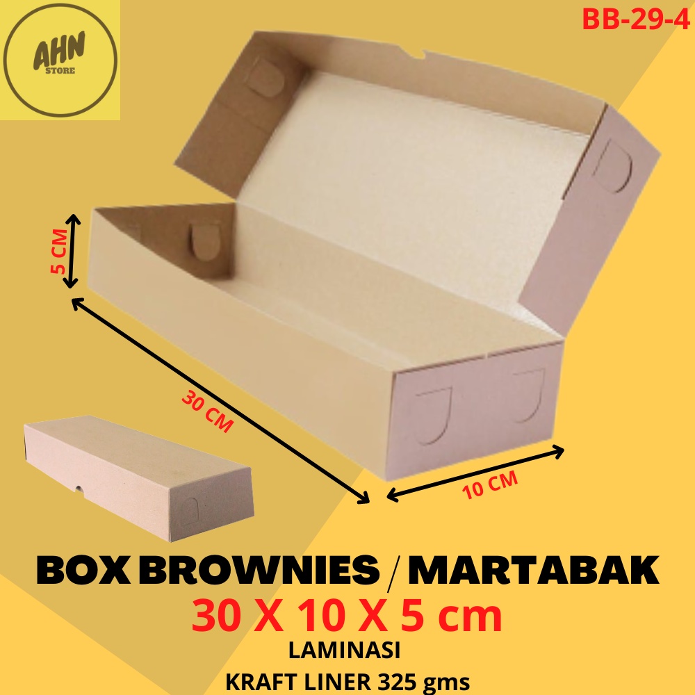 Jual KARDUS DUS BOX BROWNIES MARTABAK / KARDUS KOTAK BOLEN KUE BOLU ...