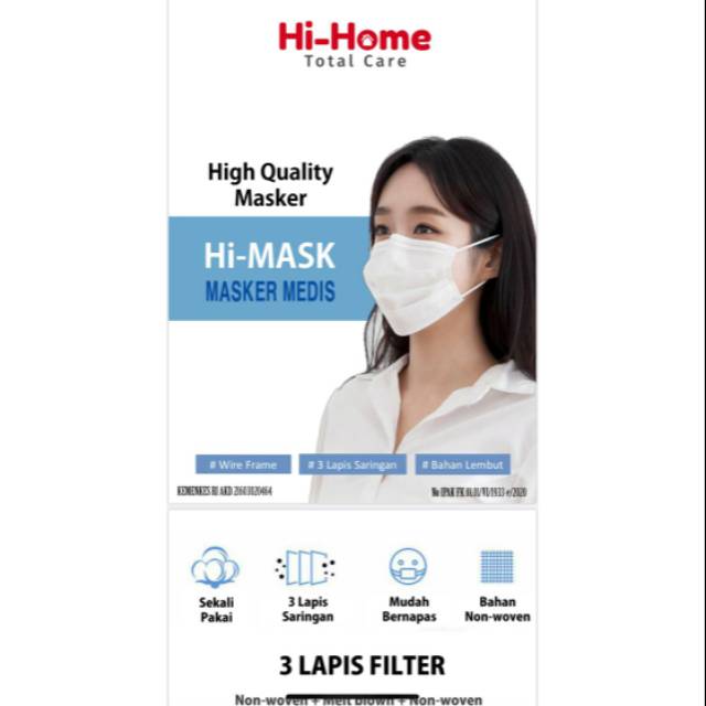 Jual Hi MASK 3 plus / isi 50 pcs | Shopee Indonesia
