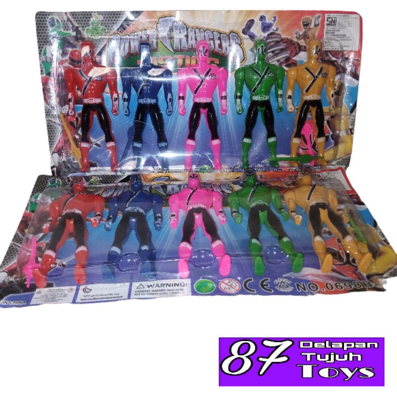Jual ROBOT POWER RANGERS ISI 5 MAINAN/FREE PACKING BUBBLE WRAP | Shopee ...