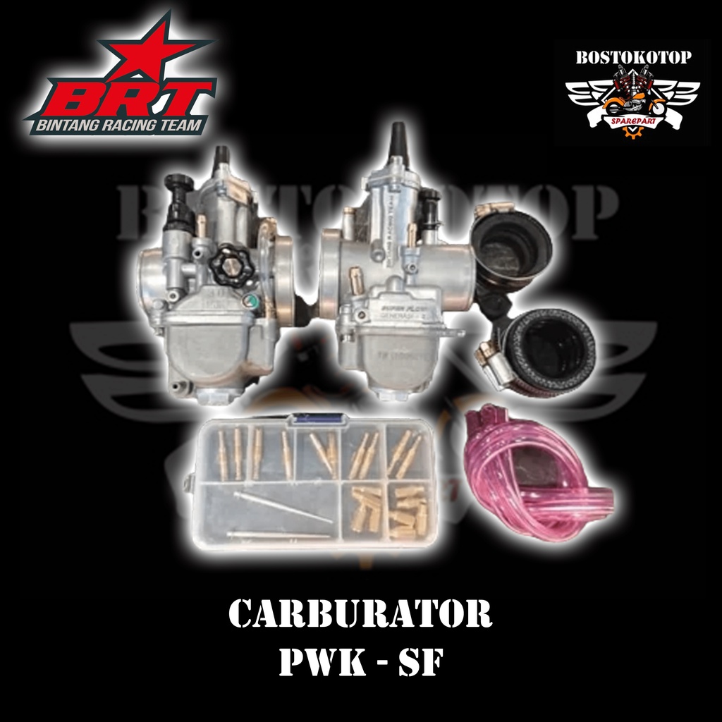 Jual BRT Carbu Karbu Carburator Karburator PE PWK SF Super Flow 28+23 ...