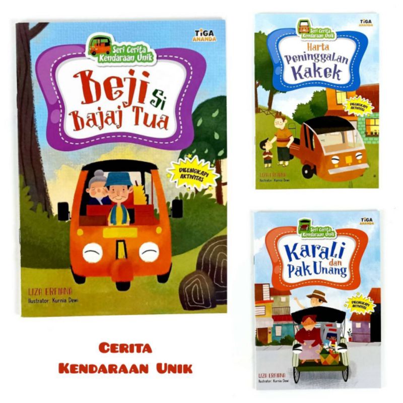 Jual SET Seri CERITA KENDARAAN UNIK BEJI DI BAJAJ TUA , KARALI DAN PAK ...