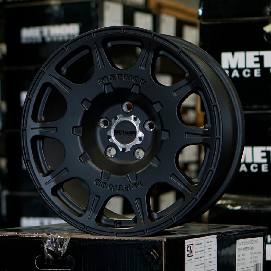 Jual Velg Mobil Method MR 502 Rally R15x7.0 Pcd 5x114.3 ET15 56.1 Matte ...