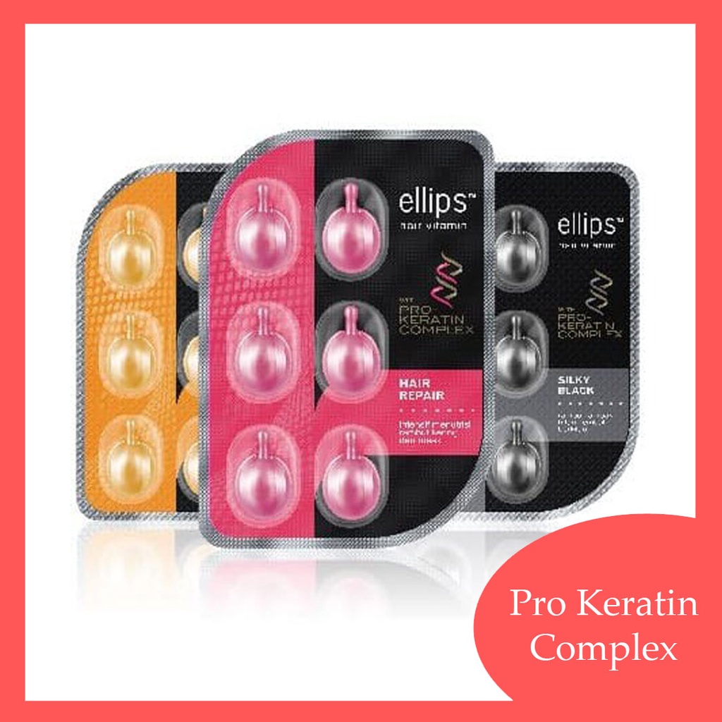 Jual ELLIPS HAIR VITAMIN PRO-KERATIN COMPLEX VITAMIN RAMBUT | Shopee ...