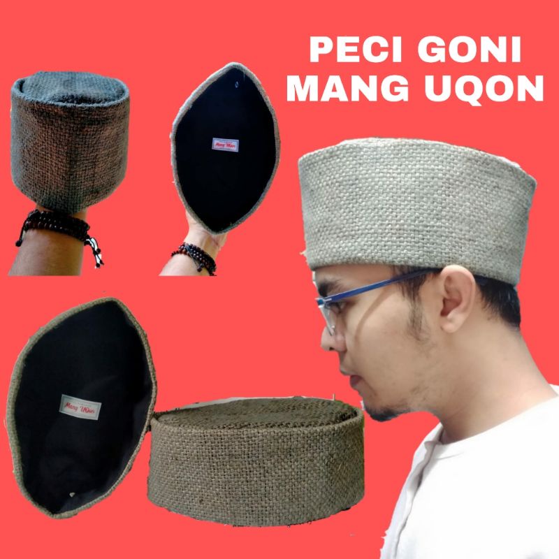 Jual Cod Peci Songkok Mang Uqon Karung Goni Lapis Bahan Bisa Di Lipat New Shopee Indonesia