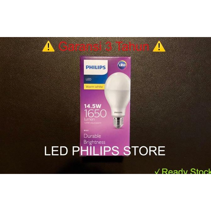 Jual Lampu Led Philips 14.5 Watt Kuning/Warm White (14.5 W 14.5Watt 14 ...