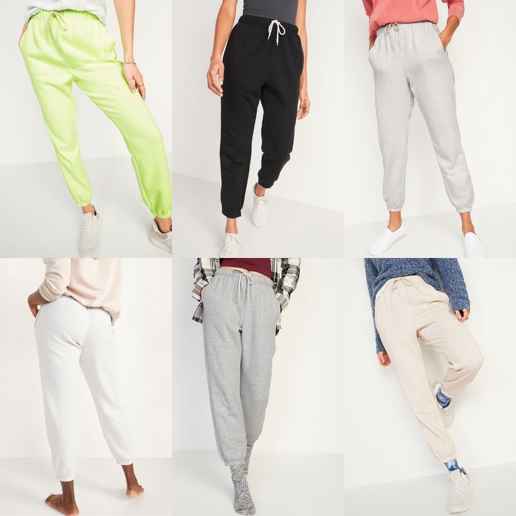 Old Navy French Terry Cinched-Hem Sweatpants for Women