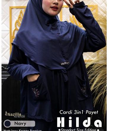 Jual Lr Jilbab Khimar Instan Cardi In Hilda Ori Nazilla Terbaru Shopee Indonesia