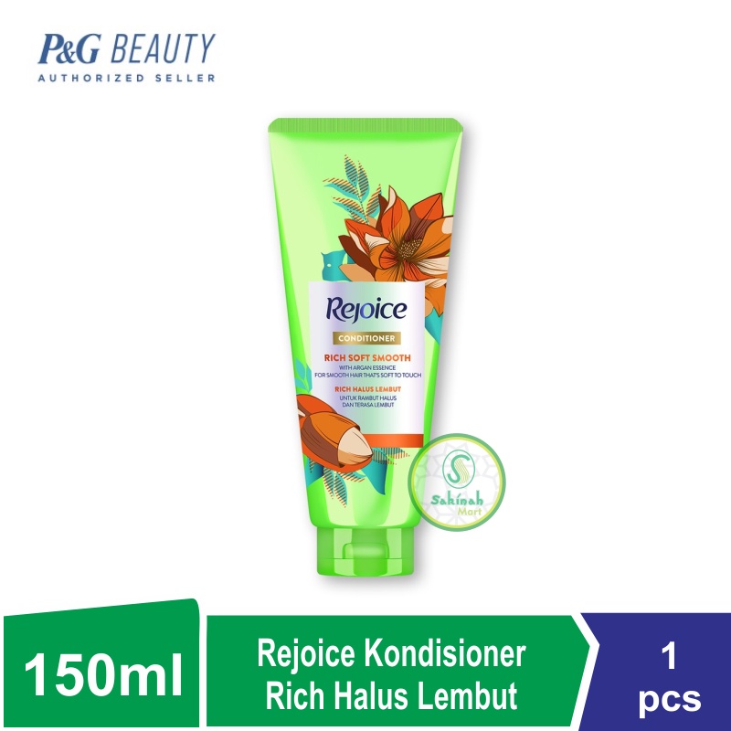 Jual Rejoice Kondisioner Rich Halus Lembut 150ml Shopee Indonesia 7660