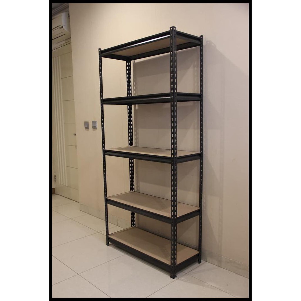 Jual RAK BESI SIKU TANPA BAUT - BOLTLESS STEEL RACK | Shopee Indonesia