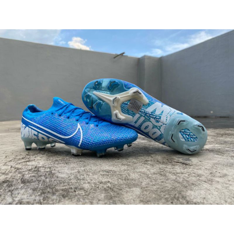 Sepatu Bola Nike Mercurial Vapor XIII Elite Cyan Blue FG