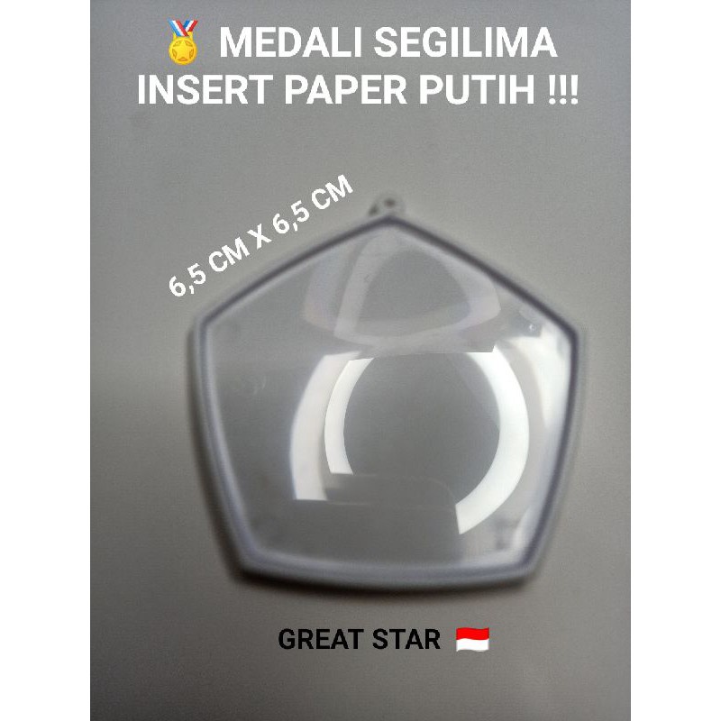 Jual MEDALI INSERT PAPER SEGILIMA | Shopee Indonesia